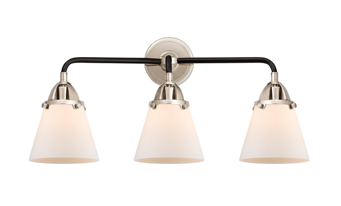 Innovations 288-3W-BPN-G61 Three Light Bath Vanity, Black Polished Nickel