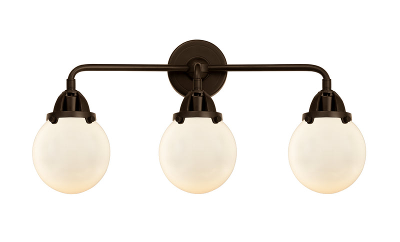 Innovations 288-3W-OB-G201-6 Three Light Bath Vanity, Oil Rubbed Bronze