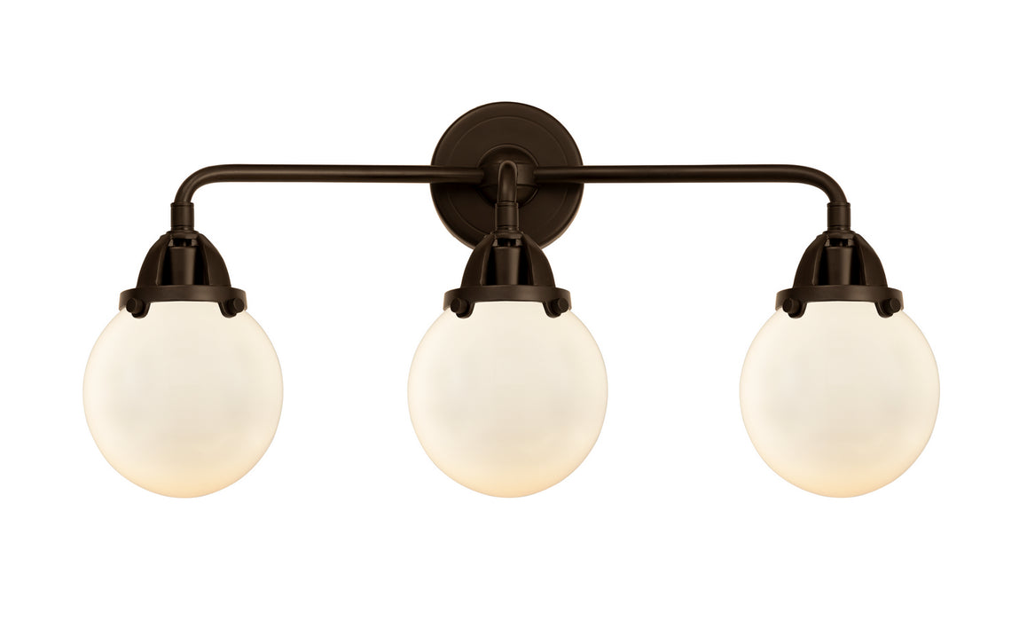 Innovations 288-3W-OB-G201-6 Three Light Bath Vanity, Oil Rubbed Bronze