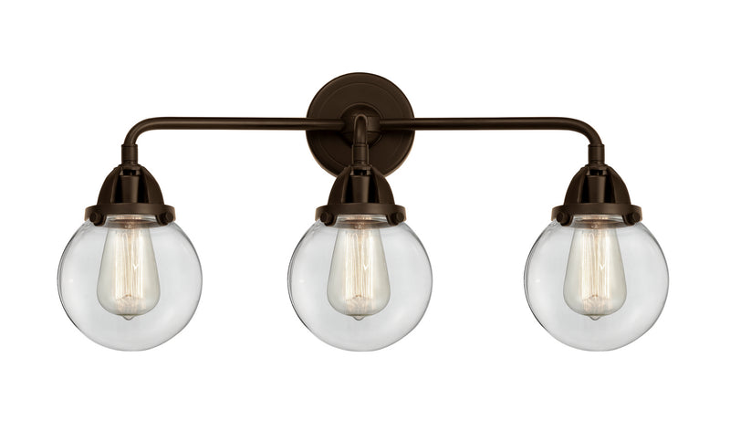 Innovations 288-3W-OB-G202-6 Three Light Bath Vanity, Oil Rubbed Bronze