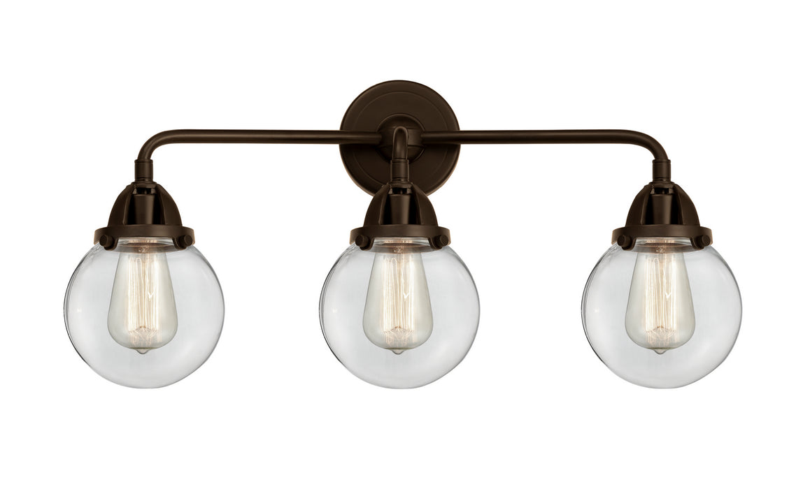Innovations 288-3W-OB-G202-6 Three Light Bath Vanity, Oil Rubbed Bronze