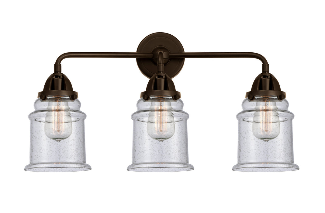 Innovations 288-3W-OB-G184 Three Light Bath Vanity, Oil Rubbed Bronze