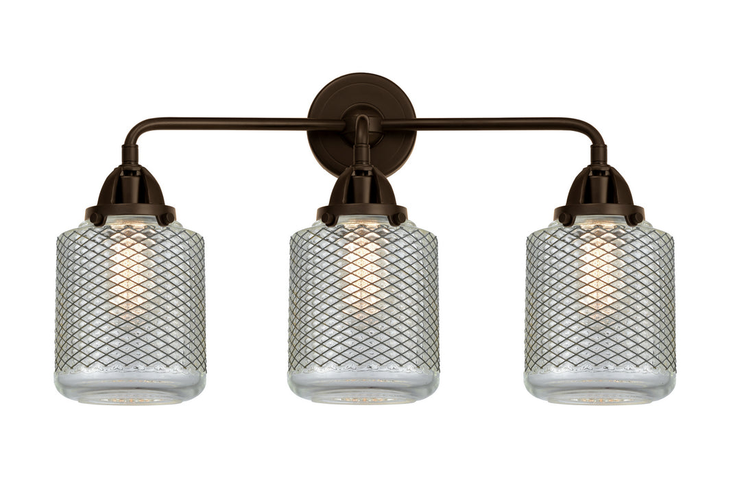 Innovations 288-3W-OB-G262 Three Light Bath Vanity, Oil Rubbed Bronze