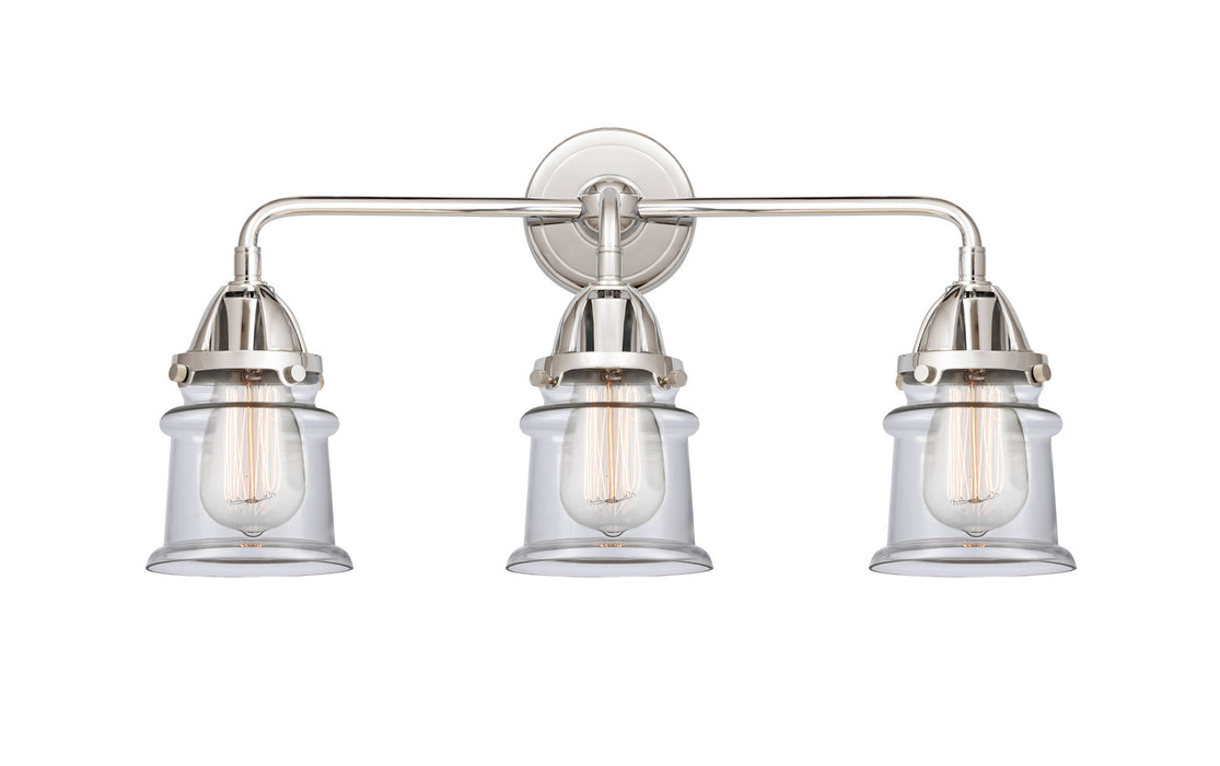 Innovations 288-3W-PC-G182S Three Light Bath Vanity, Polished Chrome