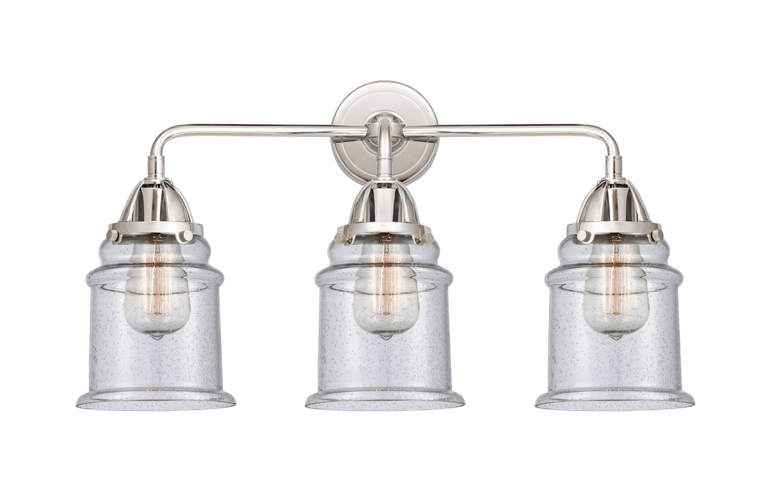 Innovations 288-3W-PC-G184 Three Light Bath Vanity, Polished Chrome