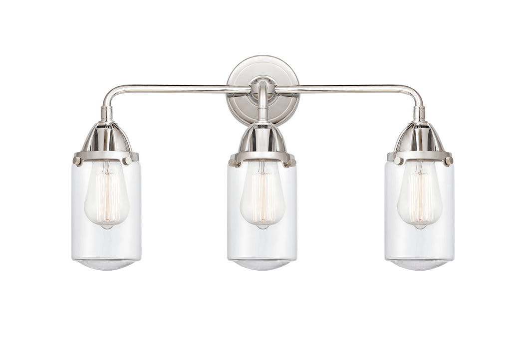 Innovations 288-3W-PC-G312 Three Light Bath Vanity, Polished Chrome