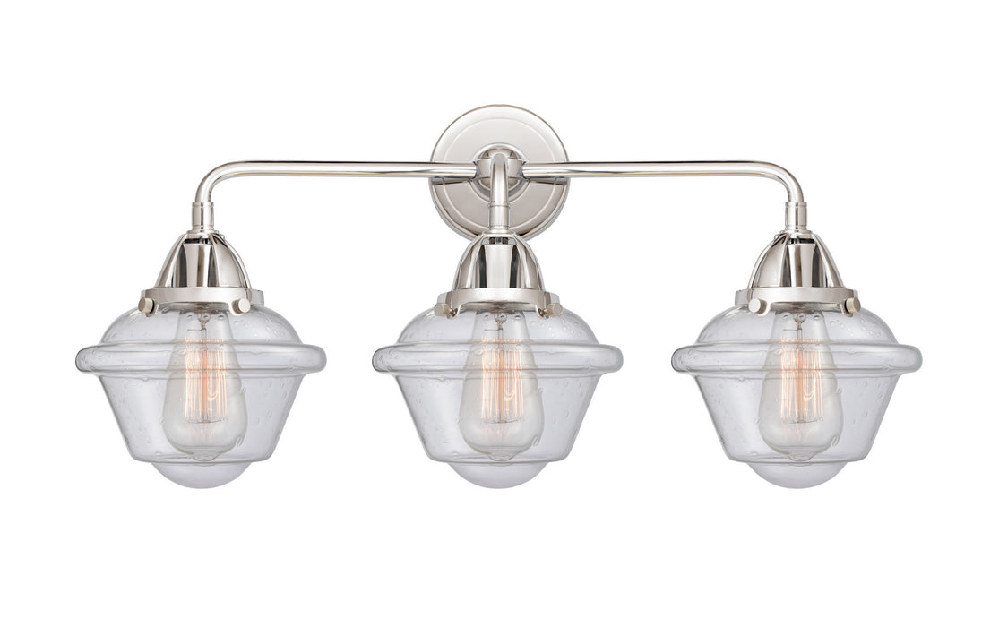 Innovations 288-3W-PC-G534 Three Light Bath Vanity, Polished Chrome