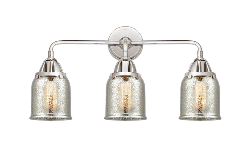 Innovations 288-3W-PC-G58 Three Light Bath Vanity, Polished Chrome