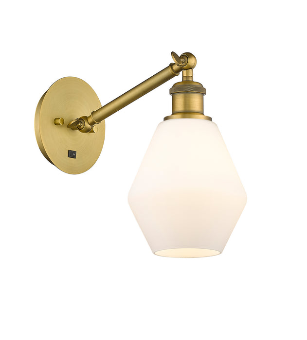 Innovations 317-1W-BB-G651-6 One Light Wall Sconce, Brushed Brass