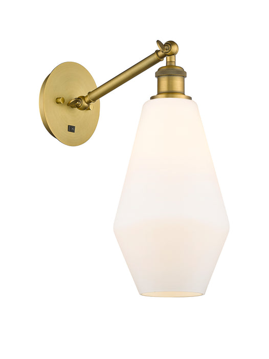 Innovations 317-1W-BB-G651-7 One Light Wall Sconce, Brushed Brass