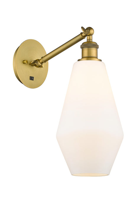 Innovations 317-1W-BB-G651-7-LED LED Wall Sconce, Brushed Brass