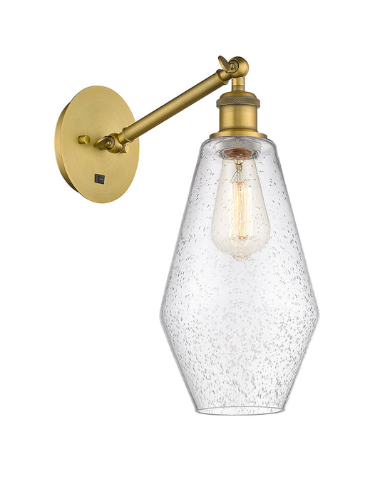 Innovations 317-1W-BB-G652-7 One Light Wall Sconce, Brushed Brass