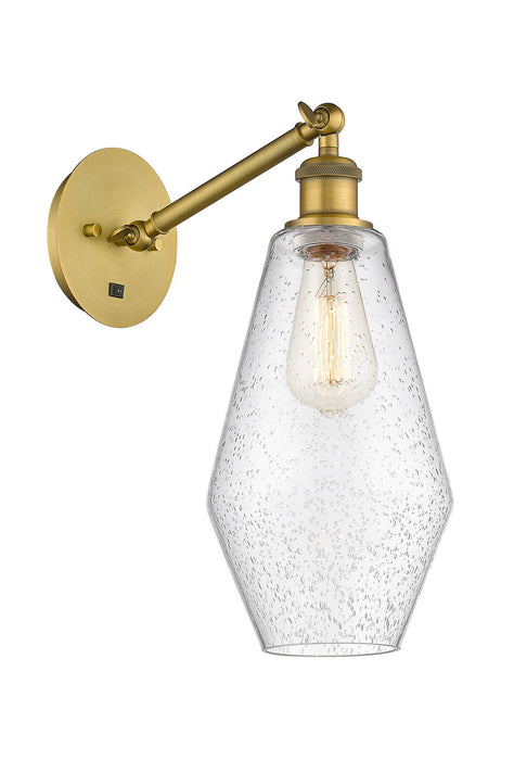 Innovations 317-1W-BB-G654-7-LED LED Wall Sconce, Brushed Brass