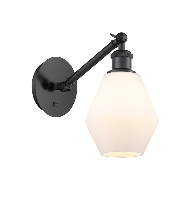 Innovations 317-1W-BK-G651-6-LED LED Wall Sconce, Matte Black