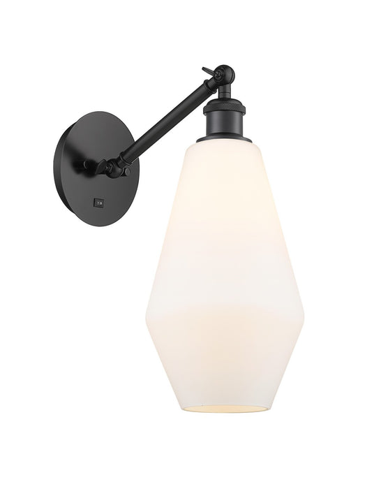 Innovations 317-1W-BK-G651-7-LED LED Wall Sconce, Matte Black