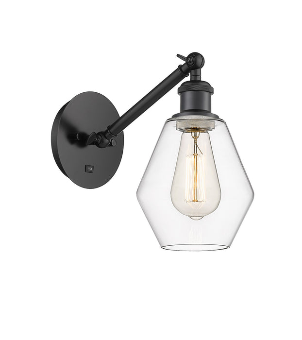 Innovations 317-1W-BK-G652-6-LED LED Wall Sconce, Matte Black
