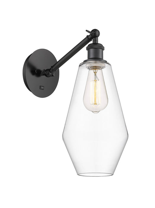 Innovations 317-1W-BK-G652-7-LED LED Wall Sconce, Matte Black