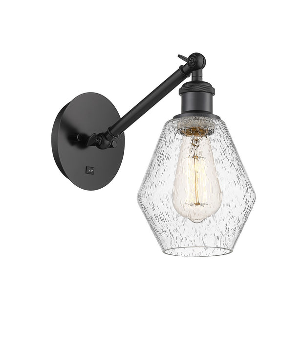 Innovations 317-1W-BK-G654-6-LED LED Wall Sconce, Matte Black