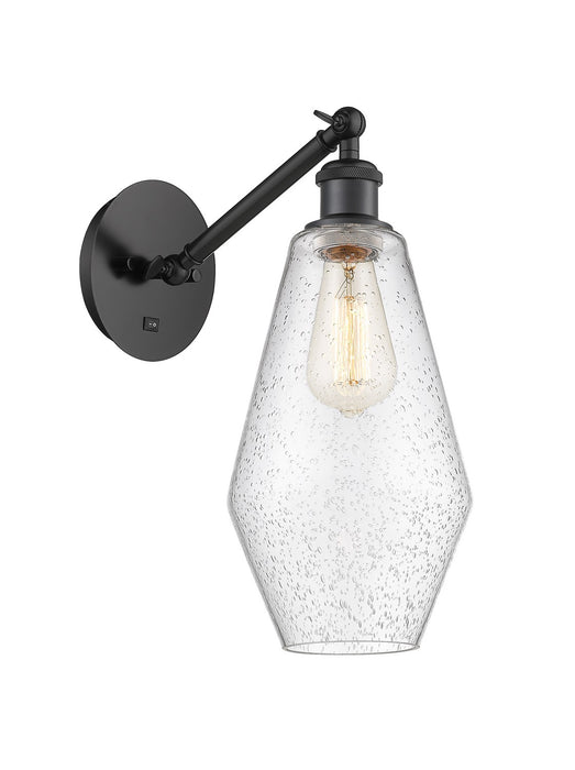 Innovations 317-1W-BK-G654-7-LED LED Wall Sconce, Matte Black
