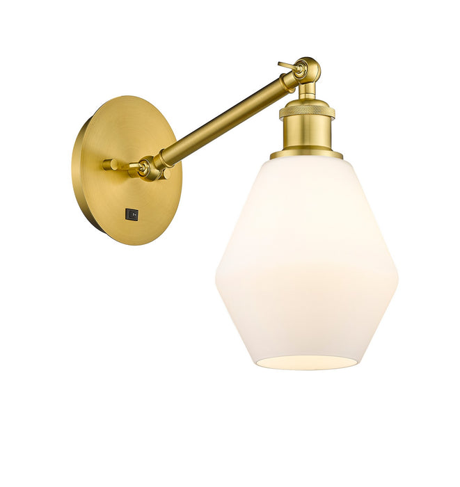 Innovations 317-1W-SG-G651-6-LED LED Wall Sconce, Satin Gold