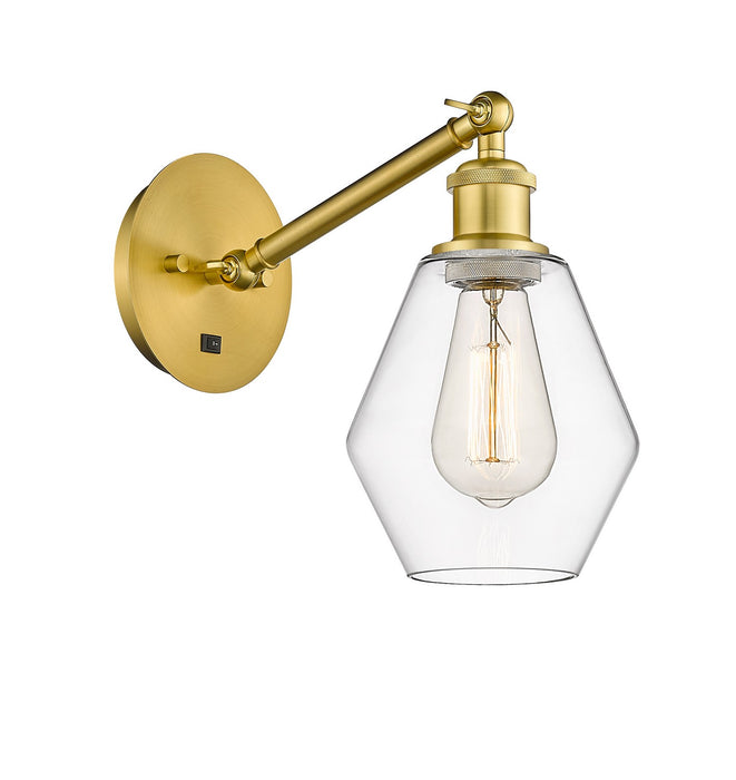 Innovations 317-1W-SG-G652-6-LED LED Wall Sconce, Satin Gold