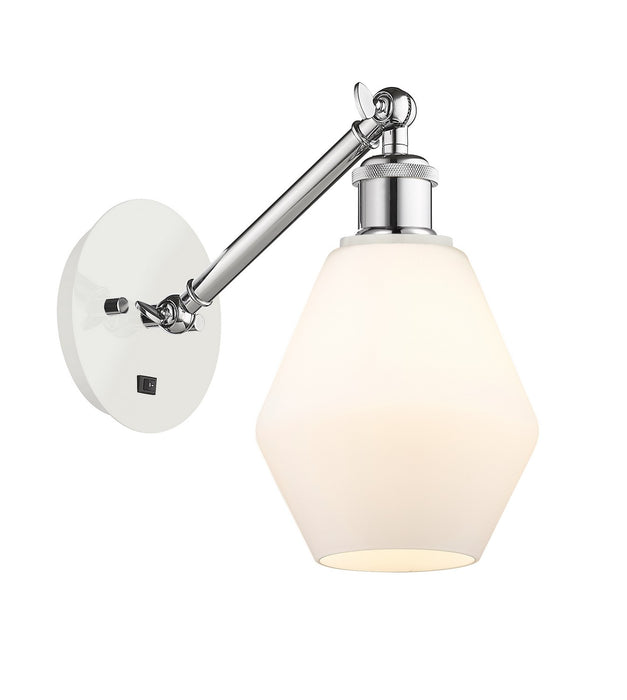 Innovations 317-1W-WPC-G651-6-LED LED Wall Sconce, White Polished Chrome