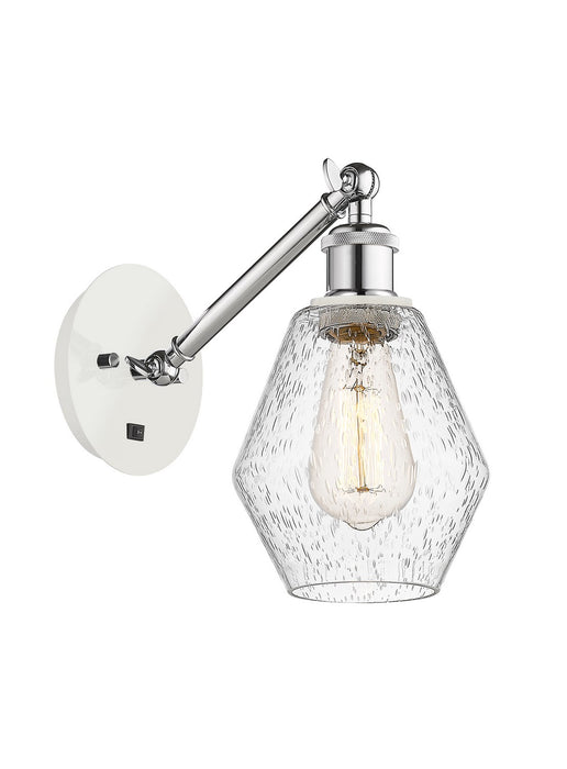 Innovations 317-1W-WPC-G654-6-LED LED Wall Sconce, White Polished Chrome