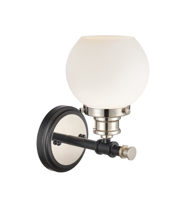Innovations 340-1W-BPN-G3401-6 One Light Wall Sconce, Black Polished Nickel