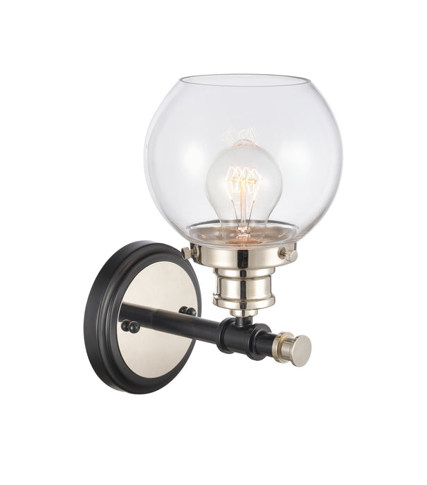Innovations 340-1W-BPN-G3402-6 One Light Wall Sconce, Black Polished Nickel
