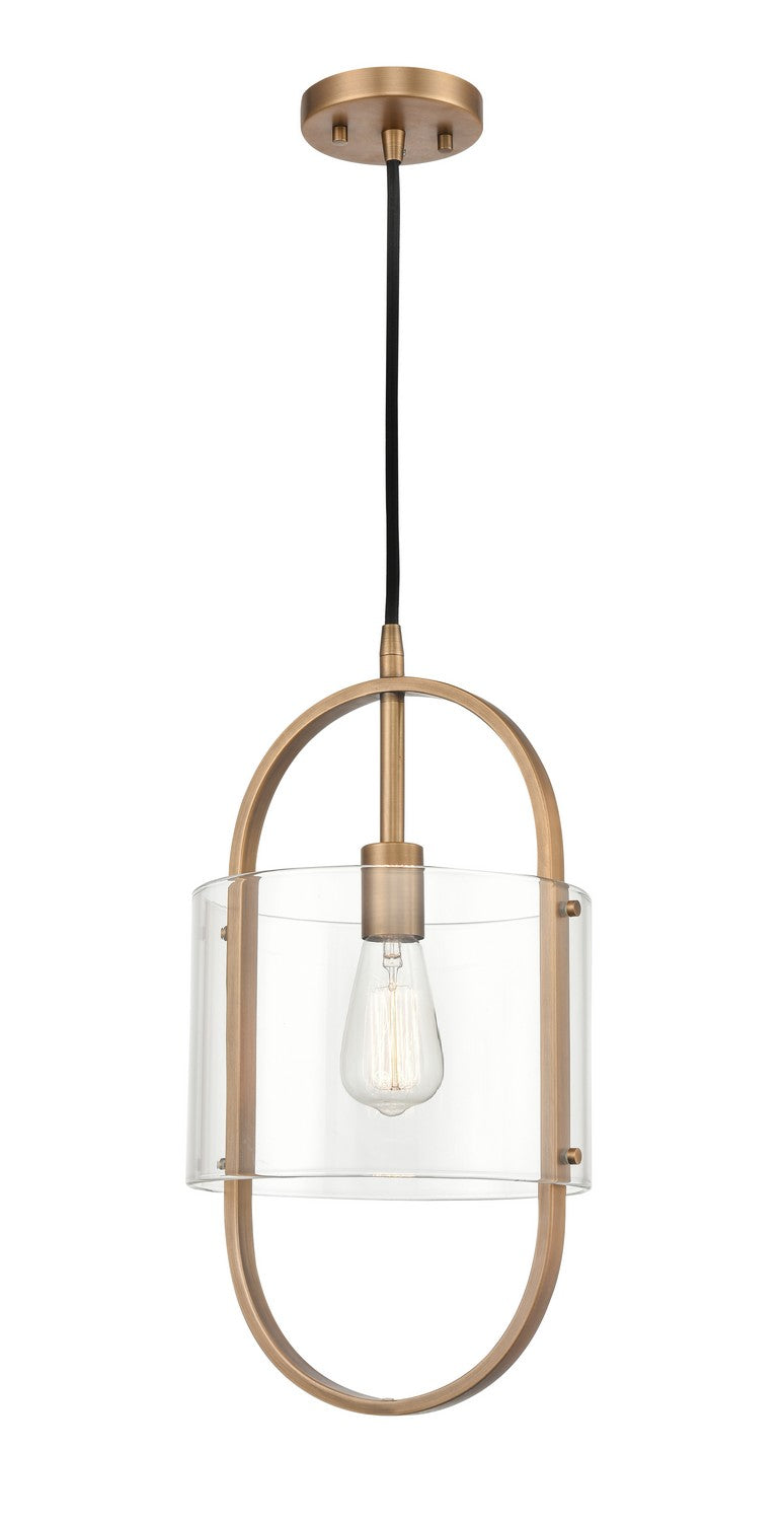 Innovations 371-1P-BB-CL-LED LED Mini Pendant, Brushed Brass