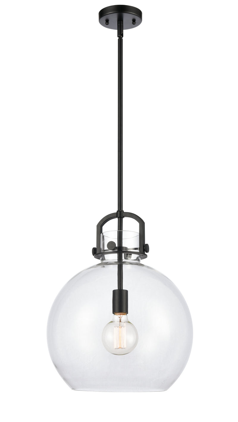 Innovations 410-1S-BK-14CL-LED LED Pendant, Matte Black
