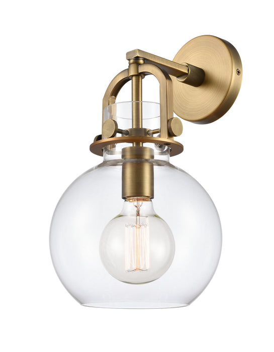Innovations 410-1W-BB-8CL-LED LED Wall Sconce, Brushed Brass