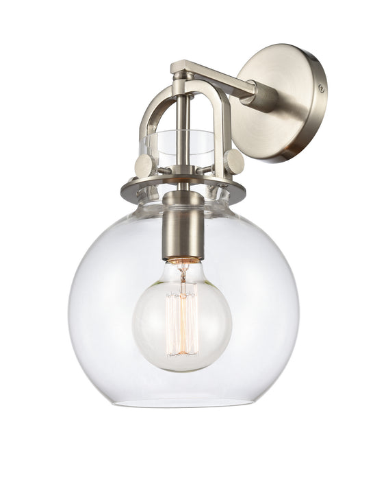 Innovations 410-1W-SN-8CL-LED LED Wall Sconce, Brushed Satin Nickel