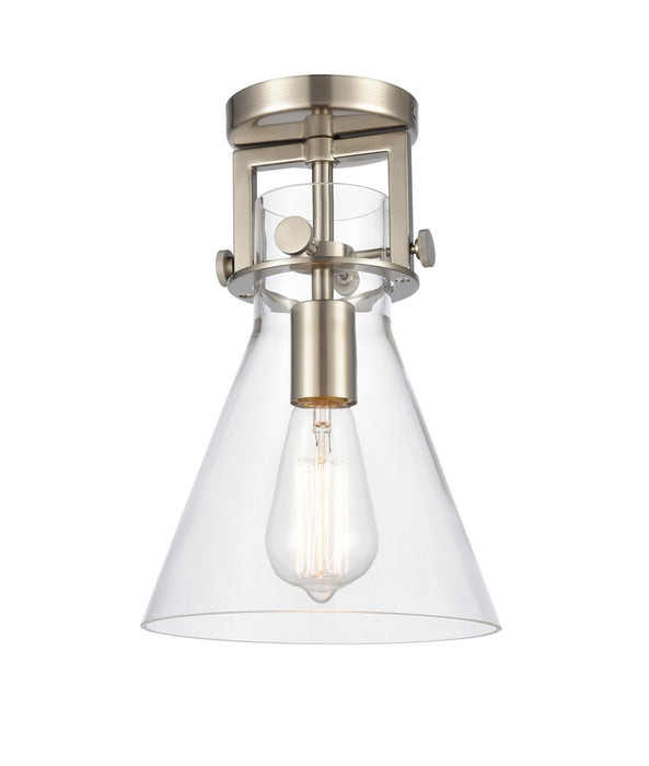 Innovations 411-1F-SN-8CL-LED LED Flush Mount, Brushed Satin Nickel