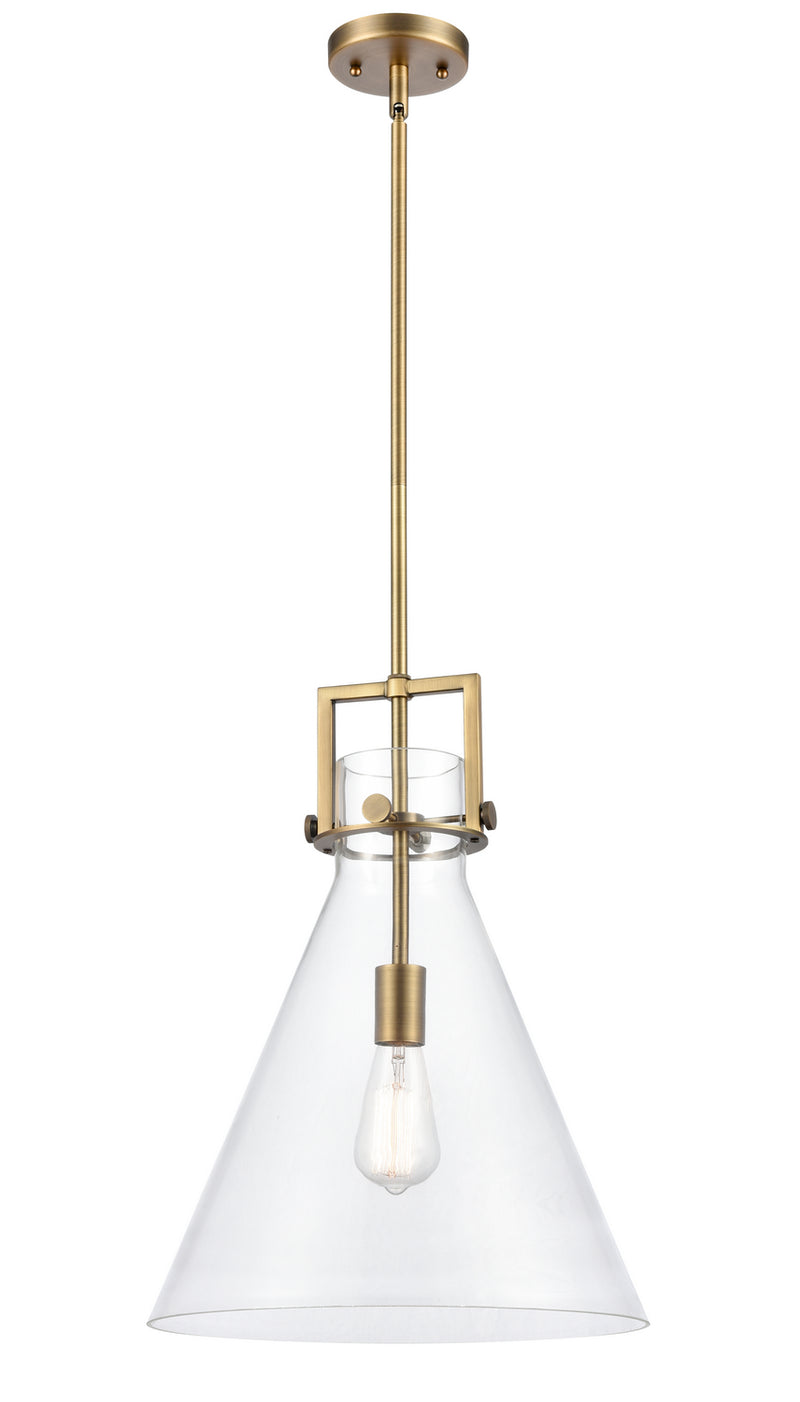 Innovations 411-1S-BB-14CL LED Pendant, Brushed Brass