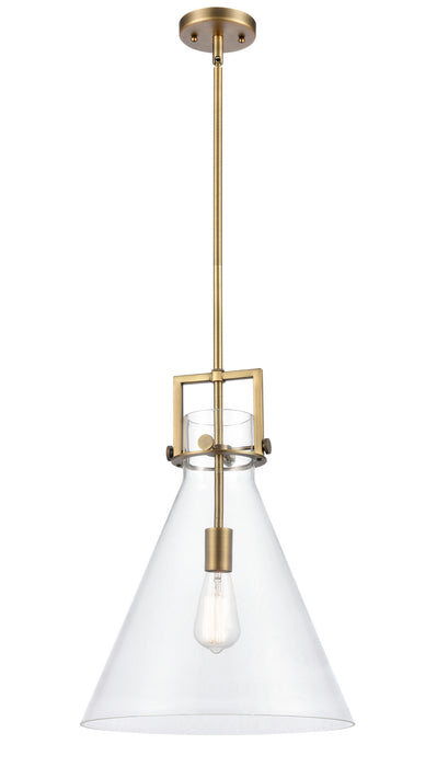 Innovations 411-1S-BB-14CL-LED LED Pendant, Brushed Brass