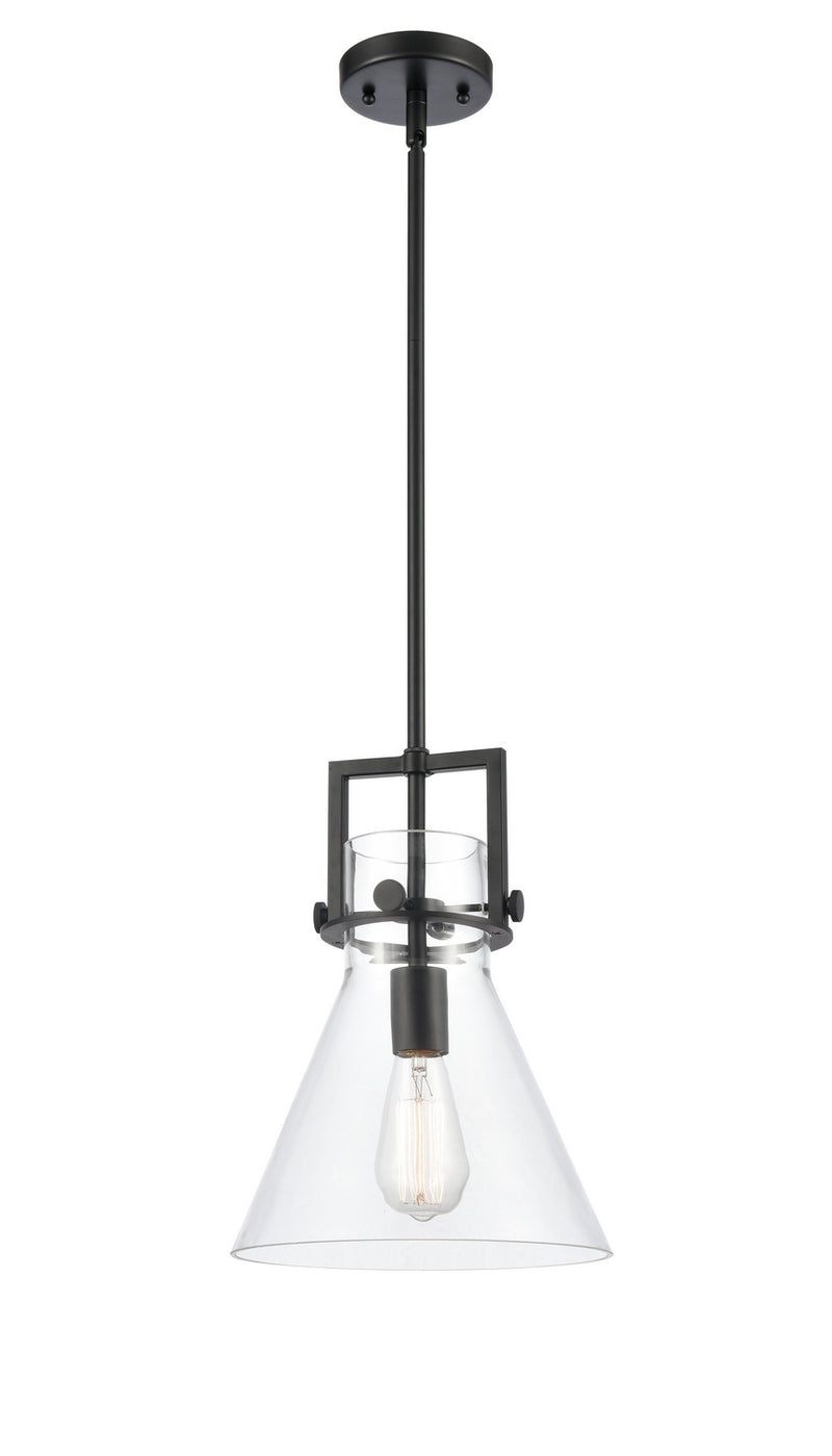Innovations 411-1S-BK-10CL-LED LED Mini Pendant, Matte Black