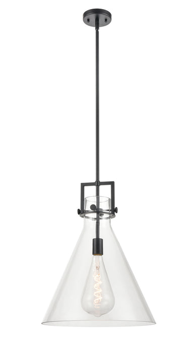 Innovations 411-1S-BK-16CL LED Pendant, Matte Black