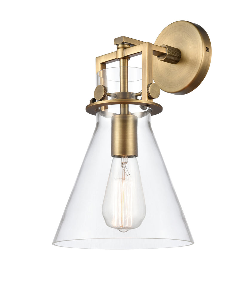 Innovations 411-1W-BB-8CL-LED LED Wall Sconce, Brushed Brass
