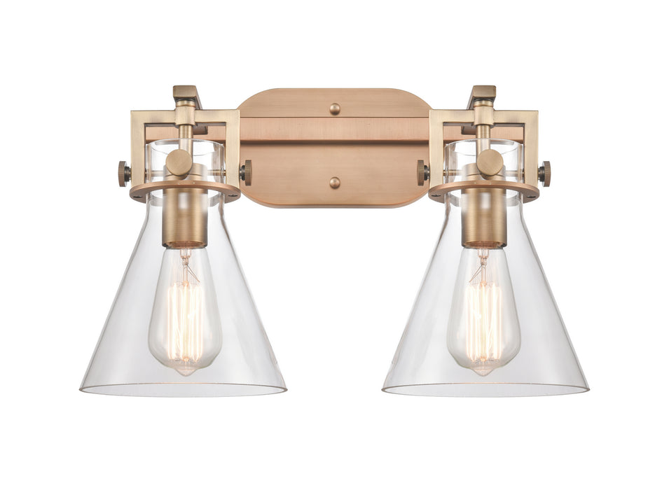 Innovations 411-2W-BB-7CL-LED LED Bath Vanity, Brushed Brass