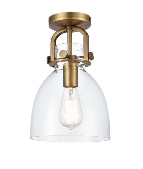 Innovations 412-1F-BB-8CL-LED LED Flush Mount, Brushed Brass