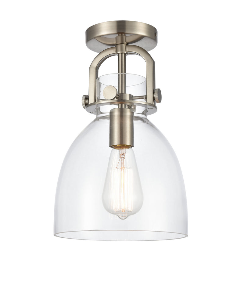 Innovations 412-1F-SN-8CL-LED LED Flush Mount, Brushed Satin Nickel