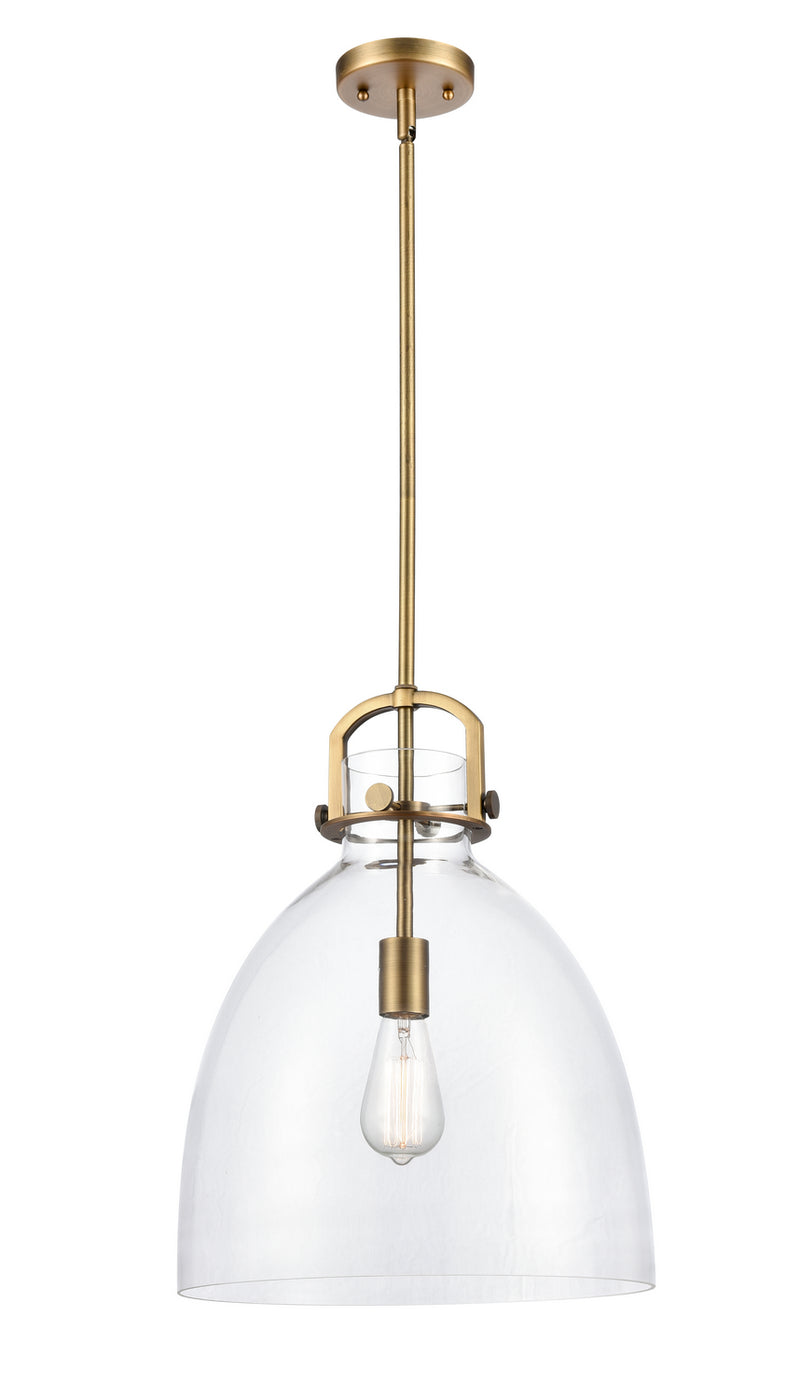 Innovations 412-1S-BB-14CL-LED LED Pendant, Brushed Brass