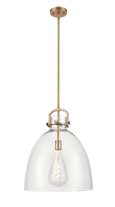 Innovations 412-1S-BB-16CL LED Pendant, Brushed Brass