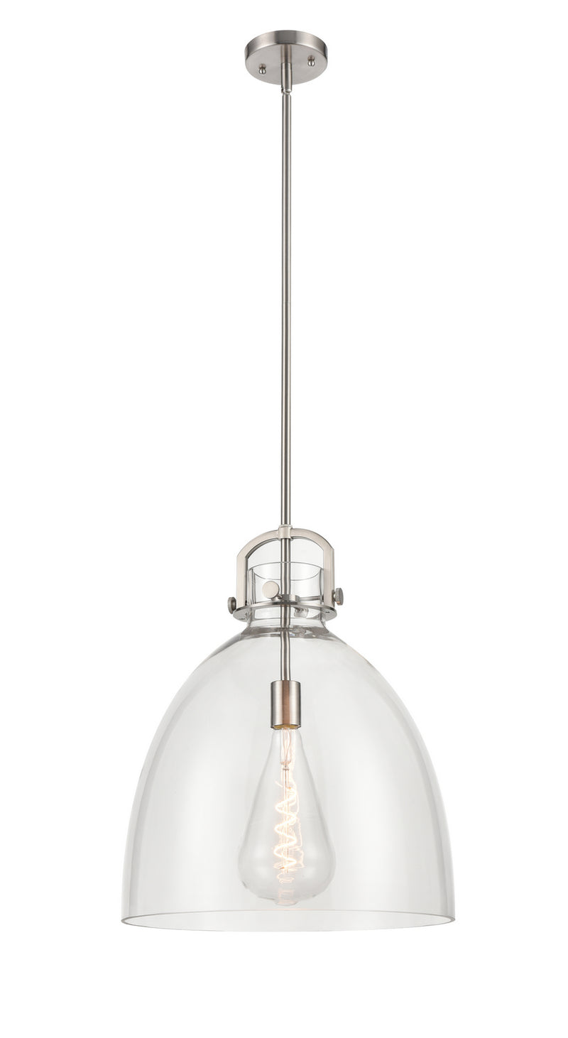 Innovations 412-1S-SN-16CL LED Pendant, Brushed Satin Nickel