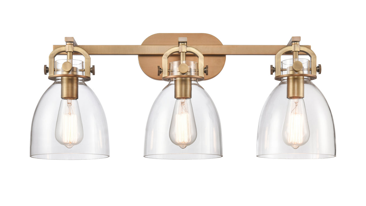 Innovations 412-3W-BB-7CL-LED LED Bath Vanity, Brushed Brass