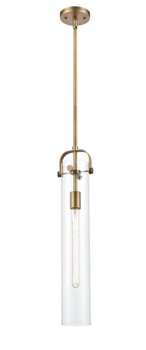 Innovations 413-1S-BB-4CL-LED LED Mini Pendant, Brushed Brass
