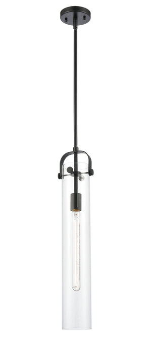 Innovations 413-1S-BK-4CL-LED LED Mini Pendant, Matte Black