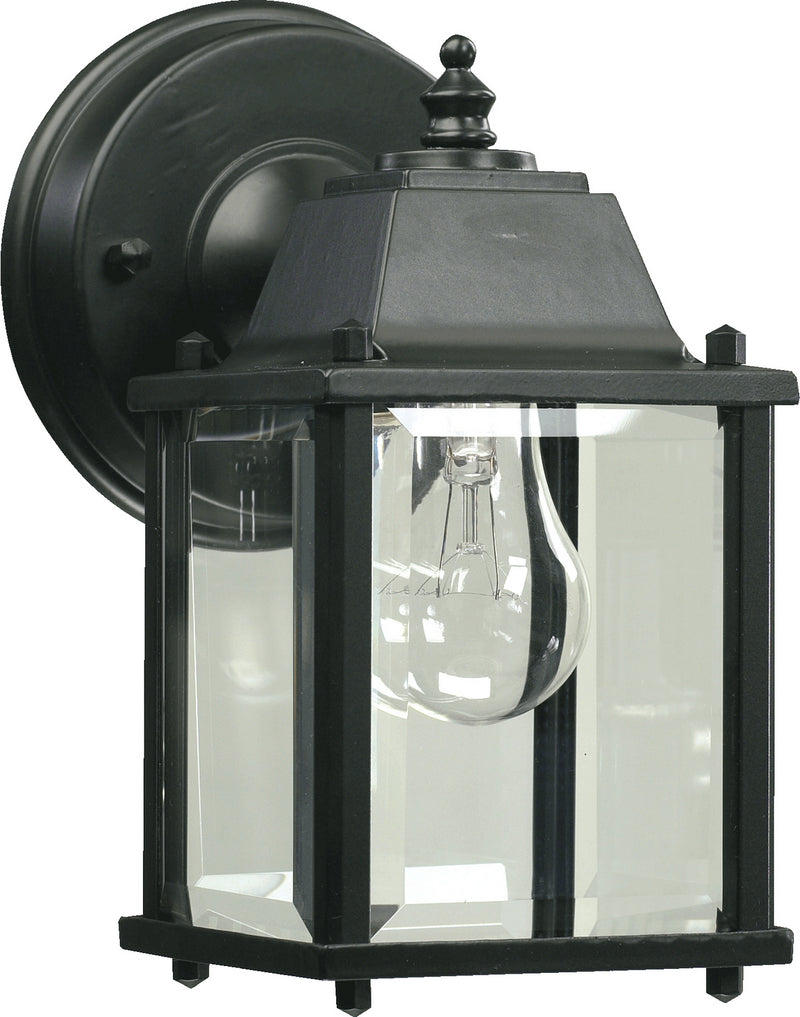 Quorum 780-15 One Light Wall Mount, Black