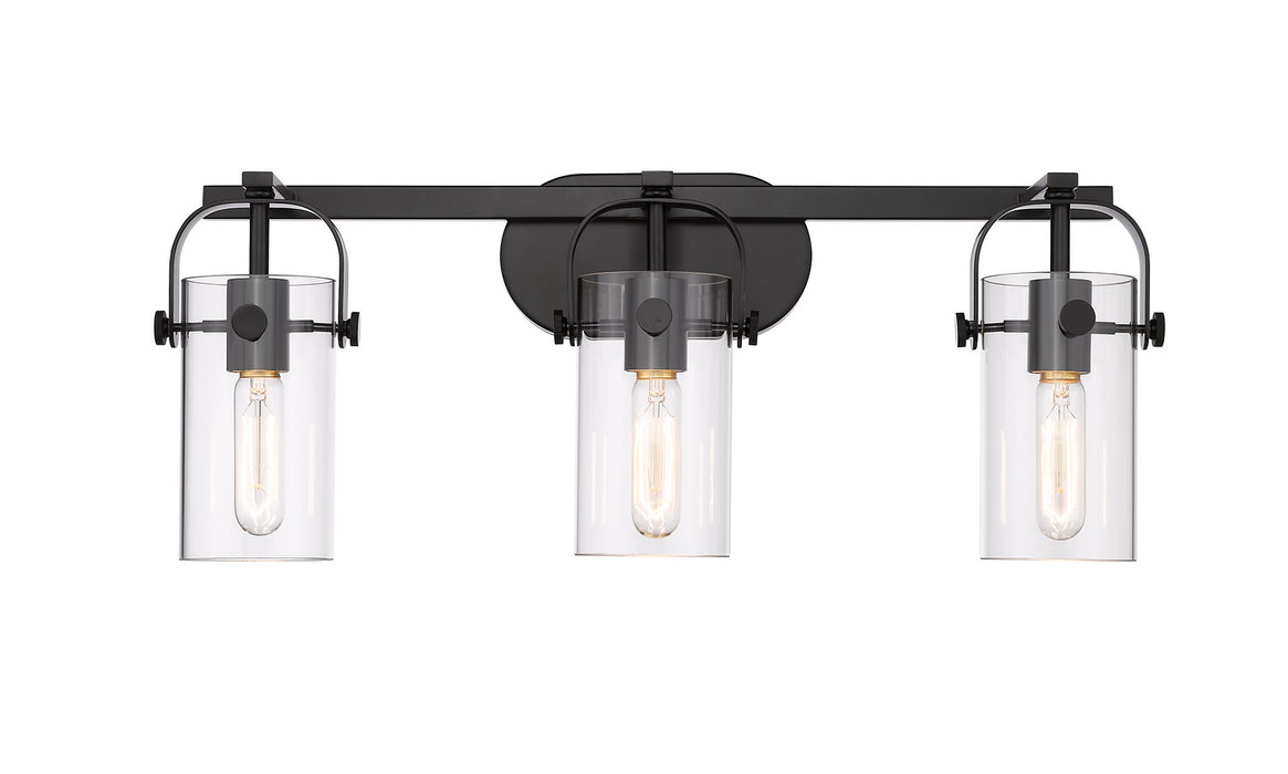 Innovations 423-3W-BK-4CL LED Bath Vanity, Matte Black
